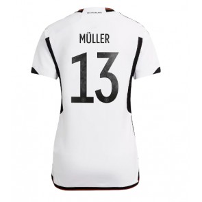 Tyskland Thomas Muller #13 Hjemmebanetrøje Dame VM 2022 Kort ærmer